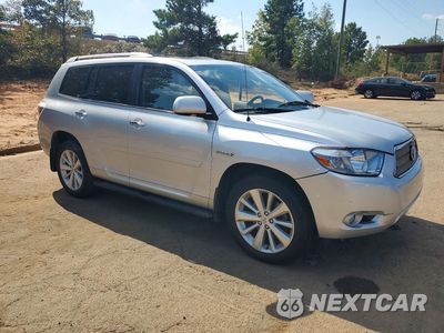 Czwarte zdjęcie samochodu z boku: 2008 TOYOTA HIGHLANDER HYBRID LIMITED VIN:JTEEW44A082023384 - miniatura