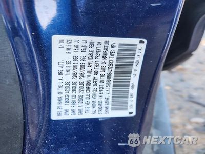 Zdjęcie 13 z 13 samochodu: 2004 HONDA CR-V EX VIN:SHSRD78864U222833 - miniatura