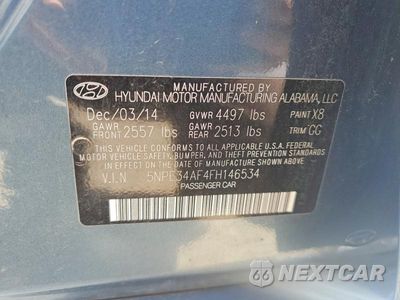 Zdjęcie 12 z 12 samochodu: 2015 HYUNDAI SONATA SPORT VIN:5NPE34AF4FH146534 - miniatura