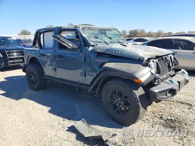 Czwarte zdjęcie samochodu z boku: 2024 JEEP WRANGLER 4XE VIN:1C4RJXN64RW163237 - miniatura