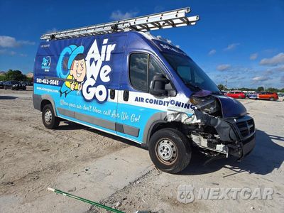 Czwarte zdjęcie samochodu z boku: 2018 RAM PROMASTER 2500 2500 HIGH VIN:3C6TRVDG2JE102570 - miniatura