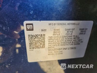 Zdjęcie 12 z 12 samochodu: 2022 CHEVROLET MALIBU LT VIN:1G1ZD5ST3NF173931 - miniatura