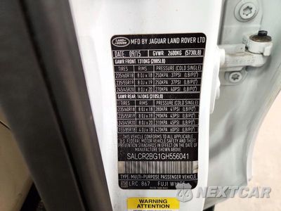 Zdjęcie 13 z 13 samochodu: 2016 LAND ROVER DISCOVERY SPORT HSE VIN:SALCR2BG1GH556041 - miniatura