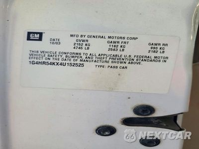 Zdjęcie 12 z 12 samochodu: 2004 BUICK LESABRE LIMITED VIN:1G4HR54KX4U152525 - miniatura