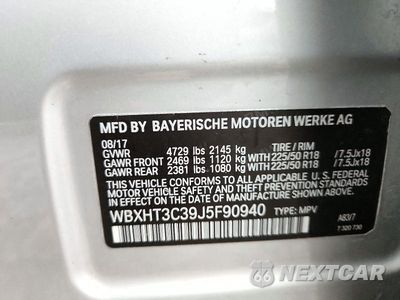 Zdjęcie 13 z 13 samochodu: 2018 BMW X1 XDRIVE28I VIN:WBXHT3C39J5F90940 - miniatura