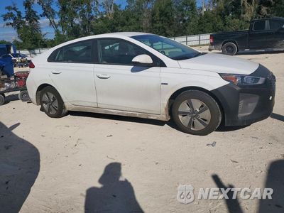 Czwarte zdjęcie samochodu z boku: 2019 HYUNDAI IONIQ BLUE VIN:KMHC65LC7KU110789 - miniatura