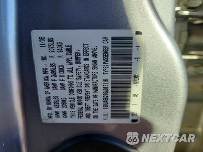Zdjęcie 12 z 12 samochodu: 2006 ACURA 3.2TL VIN:19UUA66276A013116 - miniatura