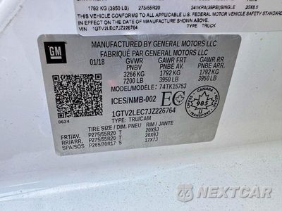 Zdjęcie 12 z 12 samochodu: 2018 GMC SIERRA K1500 VIN:1GTV2LEC7JZ226764 - miniatura