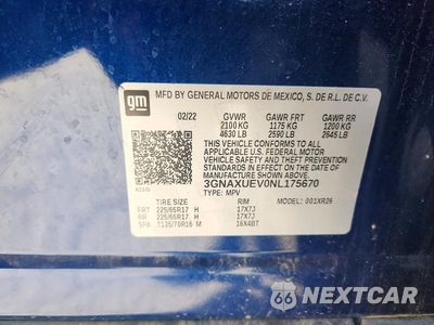 Zdjęcie 14 z 14 samochodu: 2022 CHEVROLET EQUINOX LT VIN:3GNAXUEV0NL175670 - miniatura