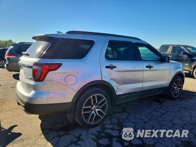 Trzecie zdjęcie samochodu z tyłu: 2017 FORD EXPLORER SPORT VIN:1FM5K8GT6HGA53136 - miniatura