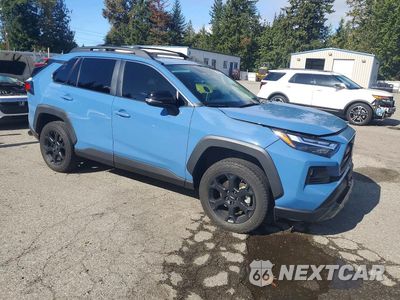 Czwarte zdjęcie samochodu z boku: 2022 TOYOTA RAV4 TRD OFF ROAD VIN:2T3S1RFV0NW297626 - miniatura
