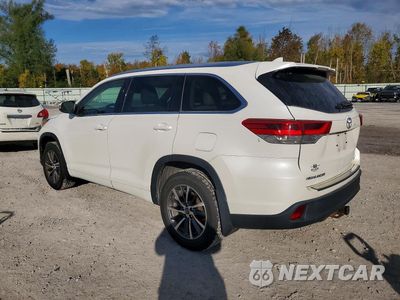 Drugie zdjęcie samochodu z przodu: 2017 TOYOTA HIGHLANDER XLE VIN:5TDJZRFH6HS365271 - miniatura