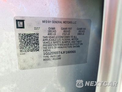 Zdjęcie 12 z 12 samochodu: 2018 CHEVROLET MALIBU LT VIN:1G1ZD5ST4JF160065 - miniatura