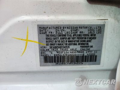 Zdjęcie 12 z 12 samochodu: 2024 NISSAN SENTRA SV VIN:3N1AB8CV4RY342576 - miniatura