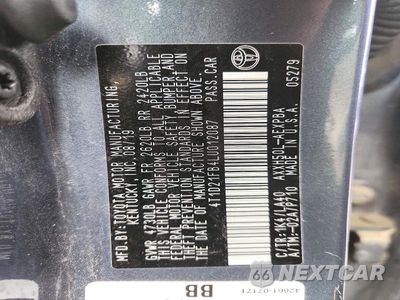 Zdjęcie 12 z 12 samochodu: 2020 TOYOTA AVALON LIMITED VIN:4T1D21FB4LU012087 - miniatura