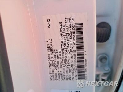 Zdjęcie 12 z 12 samochodu: 2022 HONDA ACCORD SPORT VIN:1HGCV1F32NA048429 - miniatura