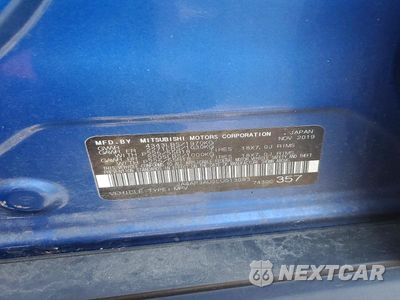 Zdjęcie 13 z 13 samochodu: 2020 MITSUBISHI OUTLANDER SPORT ES VIN:JA4AP3AU2LU013083 - miniatura