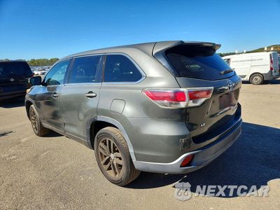 Drugie zdjęcie samochodu z przodu: 2015 TOYOTA HIGHLANDER LE VIN:5TDZARFH2FS011965 - miniatura