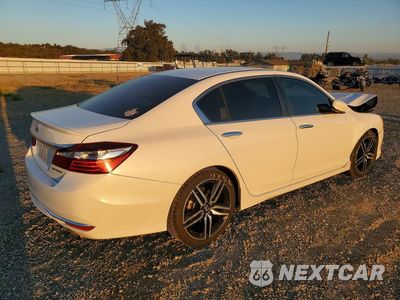 Trzecie zdjęcie samochodu z tyłu: 2017 HONDA ACCORD SPORT VIN:1HGCR2F54HA049811 - miniatura