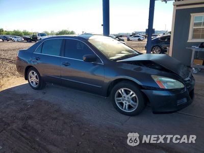 Czwarte zdjęcie samochodu z boku: 2007 HONDA ACCORD SE VIN:JHMCM56307C008607 - miniatura