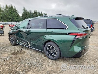 Drugie zdjęcie samochodu z przodu: 2025 TOYOTA SIENNA PLATINUM 7-PASSENGER VIN:5TDESKFC3SS222805 - miniatura
