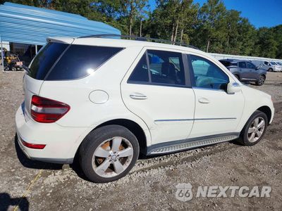 Trzecie zdjęcie samochodu z tyłu: 2010 MERCEDES-BENZ ML 350 VIN:4JGBB5GB6AA540211 - miniatura