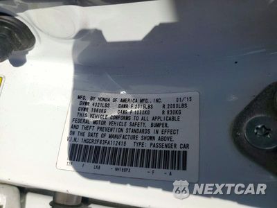 Zdjęcie 13 z 13 samochodu: 2015 HONDA ACCORD EXL VIN:1HGCR2F83FA112419 - miniatura