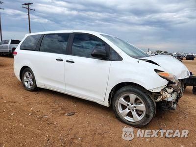 Czwarte zdjęcie samochodu z boku: 2013 TOYOTA SIENNA L 7-PASSENGER VIN:5TDZK3DC5DS391561 - miniatura