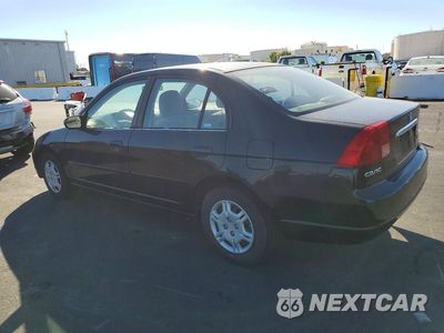 Drugie zdjęcie samochodu z przodu: 2002 HONDA CIVIC LX VIN:2HGES16502H509272 - miniatura