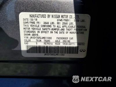 Zdjęcie 12 z 12 samochodu: 2018 INFINITI Q50 3.0T LUXE VIN:JN1EV7AR2JM611092 - miniatura