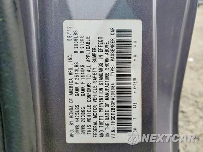 Zdjęcie 12 z 12 samochodu: 2015 HONDA ACCORD EXL VIN:1HGCT2B8XFA009084 - miniatura