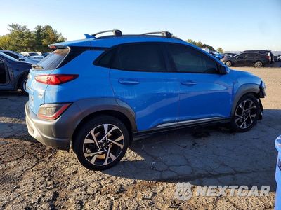 Trzecie zdjęcie samochodu z tyłu: 2022 HYUNDAI KONA LIMITED VIN:KM8K5CA38NU851611 - miniatura
