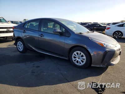 Czwarte zdjęcie samochodu z boku: 2021 TOYOTA PRIUS LE VIN:JTDKAMFU0M3145762 - miniatura