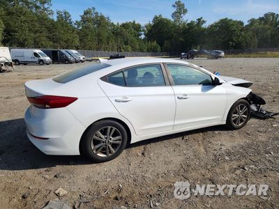 Trzecie zdjęcie samochodu z tyłu: 2018 HYUNDAI ELANTRA VALUE EDITION VIN:5NPD84LF0JH225914 - miniatura