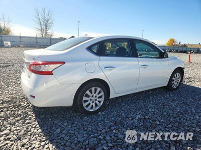 Trzecie zdjęcie samochodu z tyłu: 2014 NISSAN SENTRA SV VIN:3N1AB7AP4EY254457 - miniatura