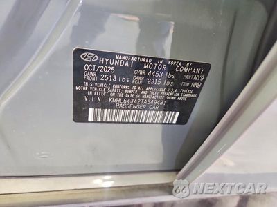 Zdjęcie 12 z 12 samochodu: 2026 HYUNDAI SONATA SEL SPORT VIN:KMHL64JA2TA549431 - miniatura