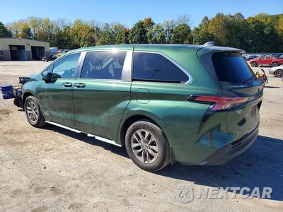 Drugie zdjęcie samochodu z przodu: 2021 TOYOTA SIENNA LE VIN:5TDKRKEC3MS027581 - miniatura
