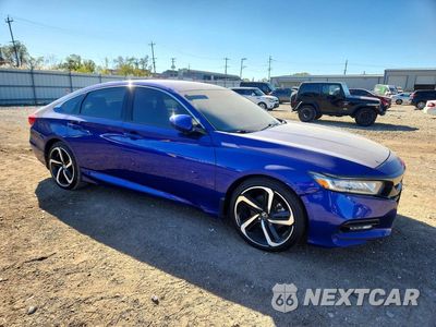Czwarte zdjęcie samochodu z boku: 2020 HONDA ACCORD SPORT VIN:1HGCV1F38LA103687 - miniatura