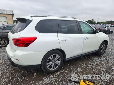 Trzecie zdjęcie samochodu z tyłu: 2019 NISSAN PATHFINDER SL VIN:5N1DR2MN0KC623673 - miniatura