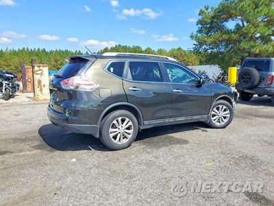 Trzecie zdjęcie samochodu z tyłu: 2015 NISSAN ROGUE SV VIN:5N1AT2MT1FC809084 - miniatura