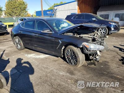 Czwarte zdjęcie samochodu z boku: 2019 GENESIS G70 ELITE VIN:KMTG74LE2KU030266 - miniatura