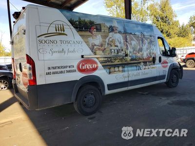 Trzecie zdjęcie samochodu z tyłu: 2023 RAM PROMASTER 3500 VF HIGH ROOF REFRIGERATED DELIVERY VAN VIN:3C6MRVJG8PE507401 - miniatura