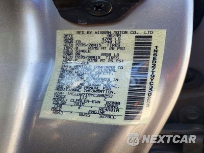 Zdjęcie 12 z 12 samochodu: 2000 NISSAN FRONTIER XE VIN:1N6ED27T9YC320253 - miniatura