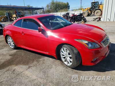 Czwarte zdjęcie samochodu z boku: 2013 INFINITI G37 CONVERTIBLE BASE VIN:JN1CV6FE6DM771617 - miniatura