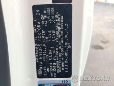 Zdjęcie 14 z 14 samochodu: 2015 KIA SEDONA SX VIN:KNDMC5C18F6066702 - miniatura