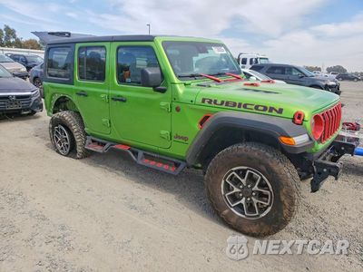 Czwarte zdjęcie samochodu z boku: 2025 JEEP WRANGLER RUBICON VIN:1C4PJXFG2SW581431 - miniatura