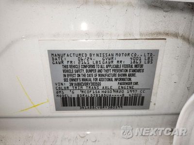 Zdjęcie 12 z 12 samochodu: 2024 NISSAN SENTRA SV VIN:3N1AB8CV8RY380599 - miniatura