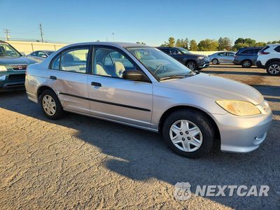 Czwarte zdjęcie samochodu z boku: 2005 HONDA CIVIC DX VP VIN:1HGES16365L030229 - miniatura