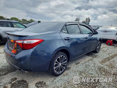 Trzecie zdjęcie samochodu z tyłu: 2014 TOYOTA COROLLA S PLUS VIN:5YFBURHE8EP110972 - miniatura