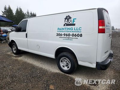 Drugie zdjęcie samochodu z przodu: 2019 CHEVROLET EXPRESS 2500 CARGO DELIVERY VAN VIN:1GCWGAFPXK1333125 - miniatura